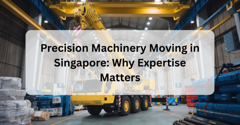 Precision Machinery Moving in Singapore: Why Expertise Matters