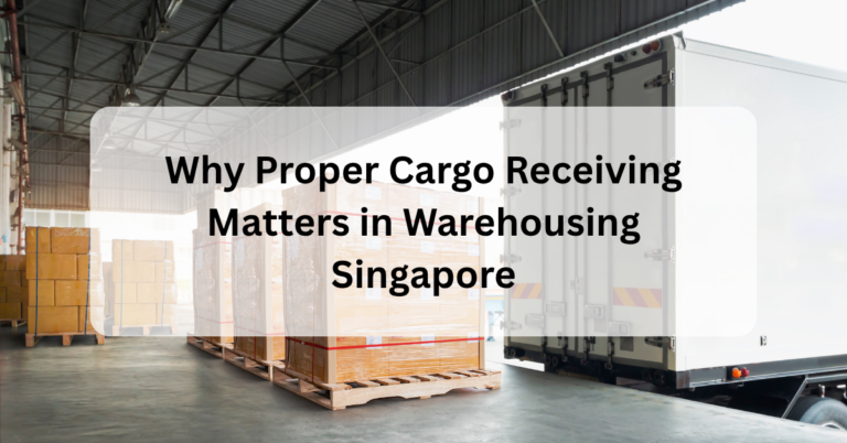 Why Proper Cargo Receiving Matters in Warehousing Singapore